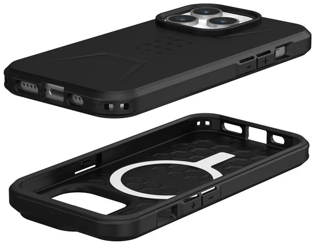 Case UAG Civilian con MagSafe para iPhone 15 Pro (Exclusivo de Apple) - Negro