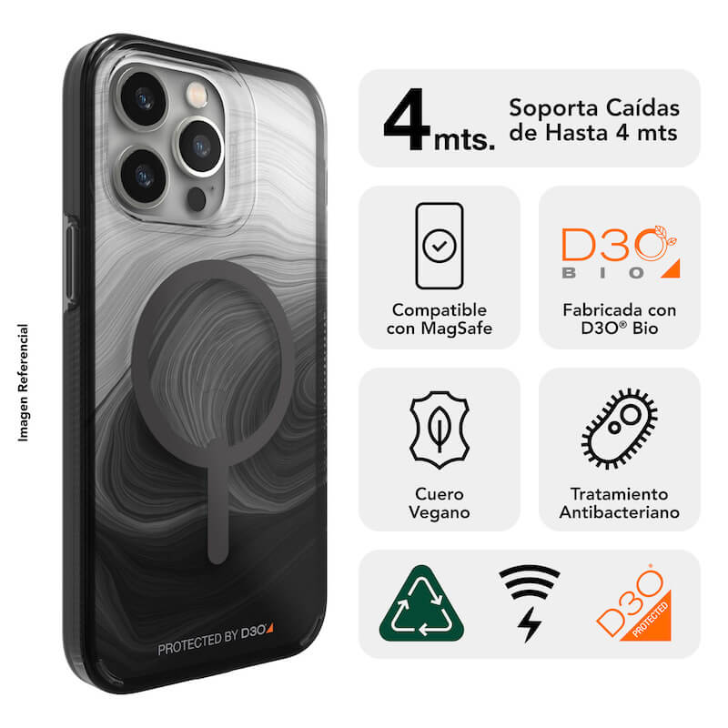 Case GEAR4 MILAN SNAP MAGSAFE Para iPhone 14 Pro Max - Aurora