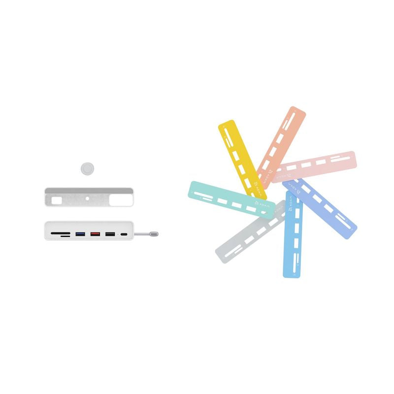 Multipuerto Adam Elements CASA i7 USB-C 7 en 1/iMac M1 - Blanco