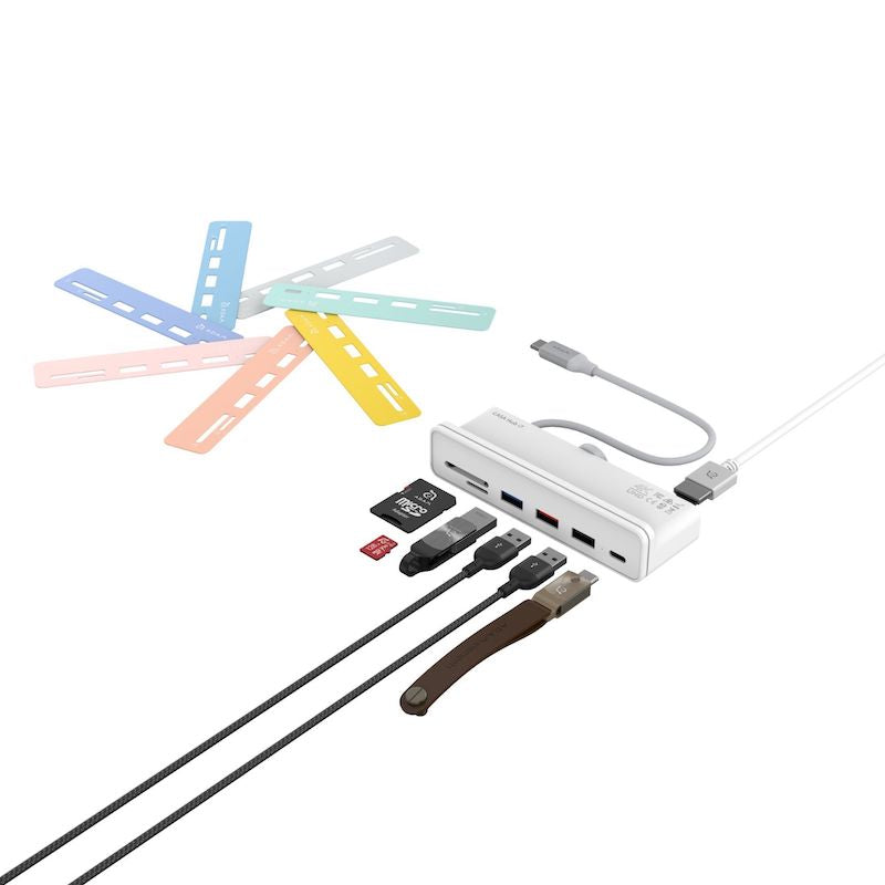 Multipuerto Adam Elements CASA i7 USB-C 7 en 1/iMac M1 - Blanco