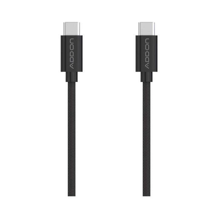 CABLE DE CARGA ADD ON USBC/USBC 2mt - BLACK