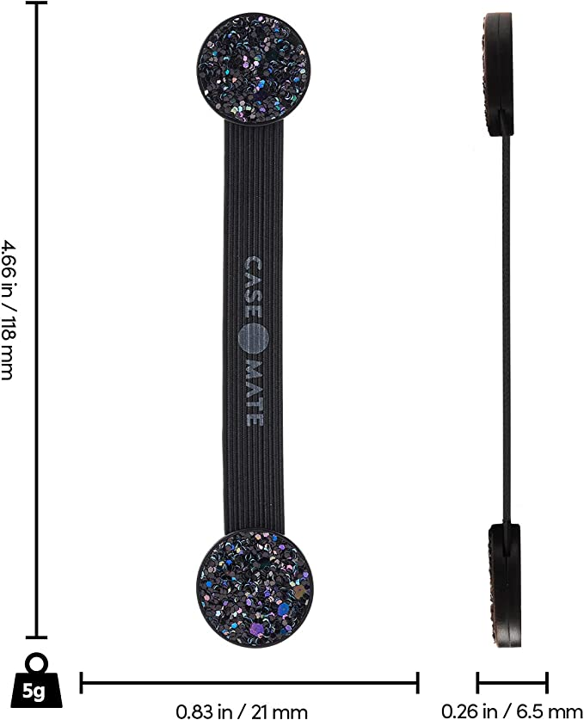 Correa CASE MATE Para iPhone - Negro Brillante