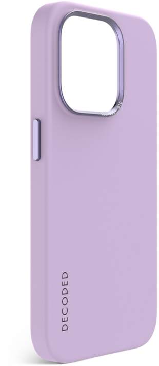 Case de silicona antimicrobiana DECODED para iPhone 15 Pro - Lavanda