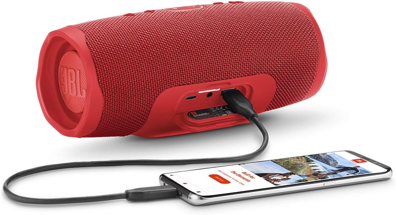 Bocina JBL Charge 4 BT - Rojo