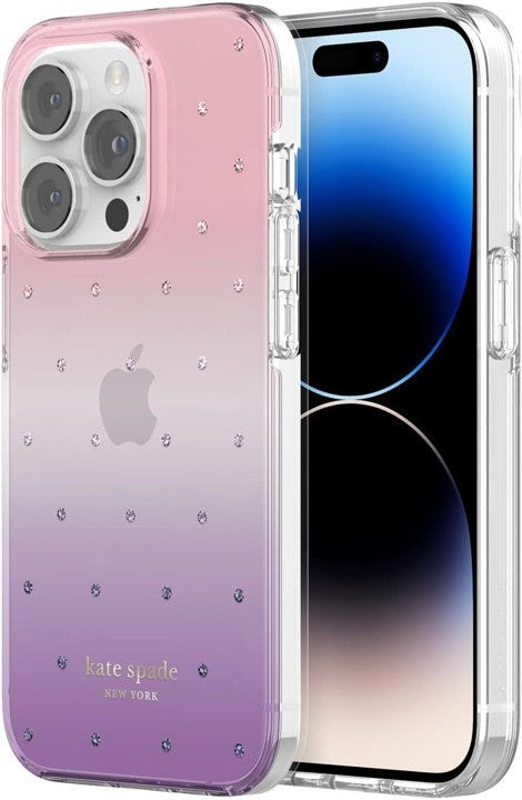 Case KATE SPADE NY Protective para iPhone 14 Pro Max - Violet/pink