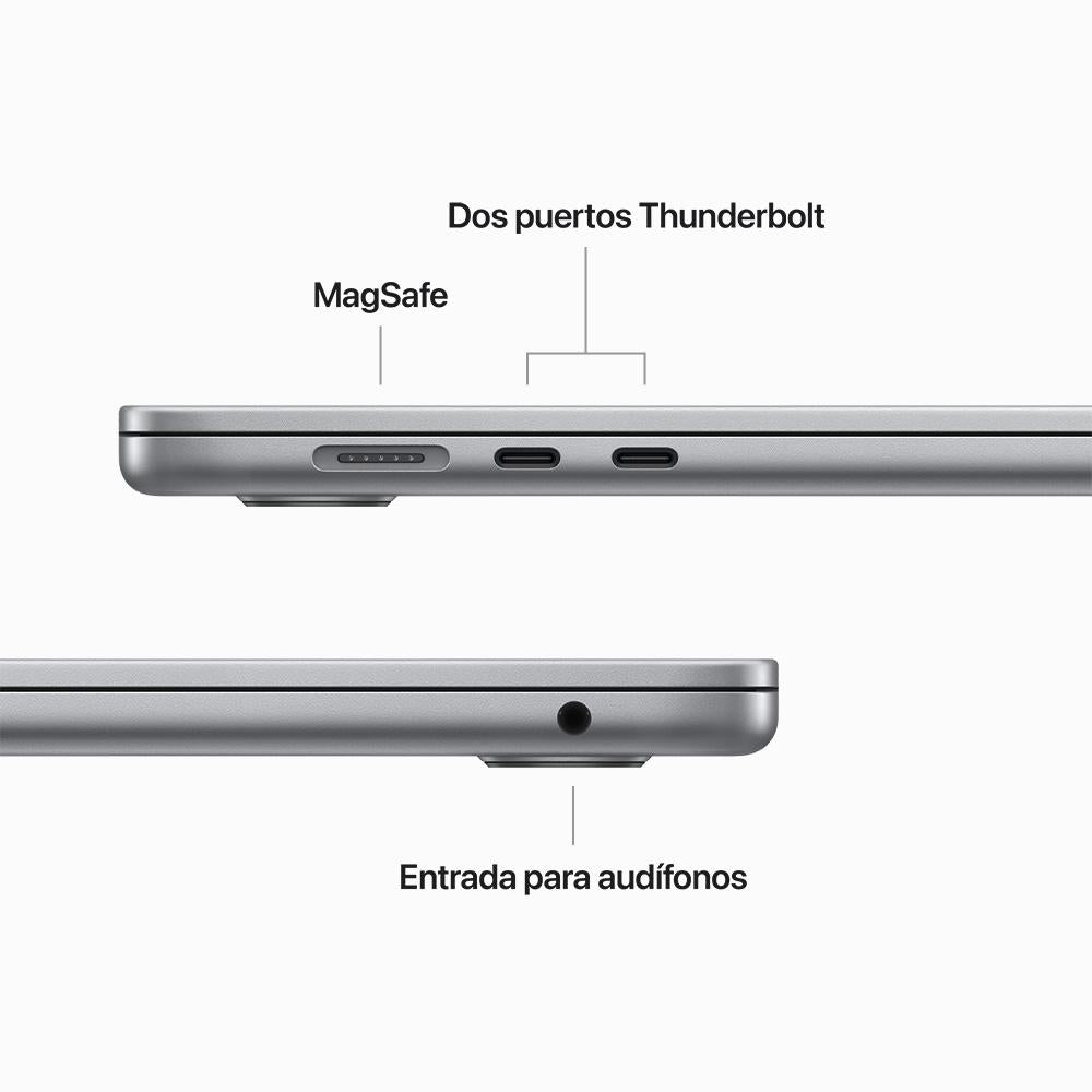 MacBook Air de 15 pulgadas Chip M2 de Apple con CPU de ocho núcleos y GPU de diez núcleos (Keyboard US English)