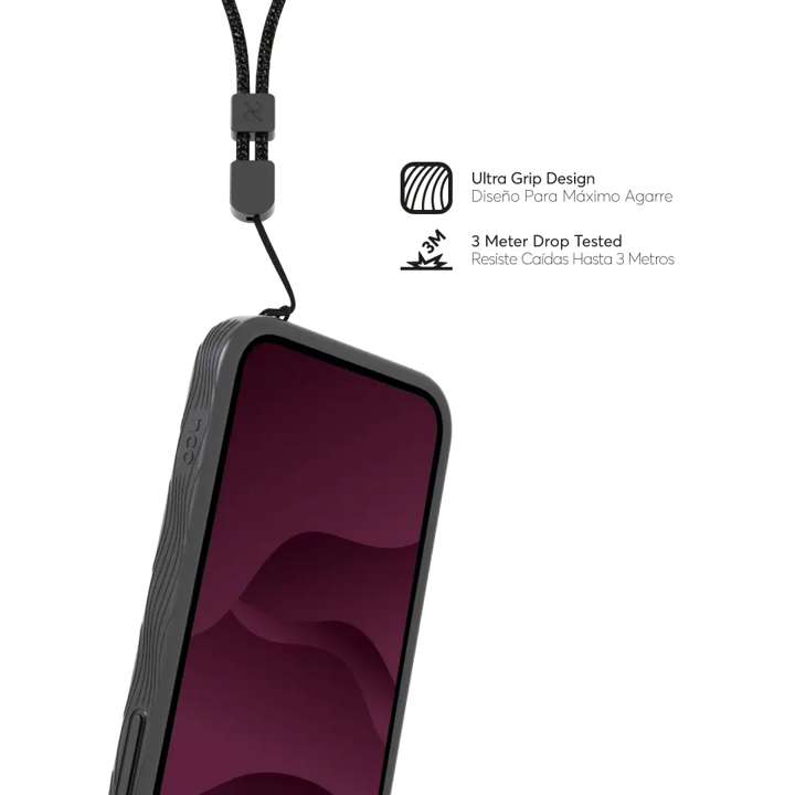 Case NCO SAFECASE GRIP para iPhone 14 Pro - Negro