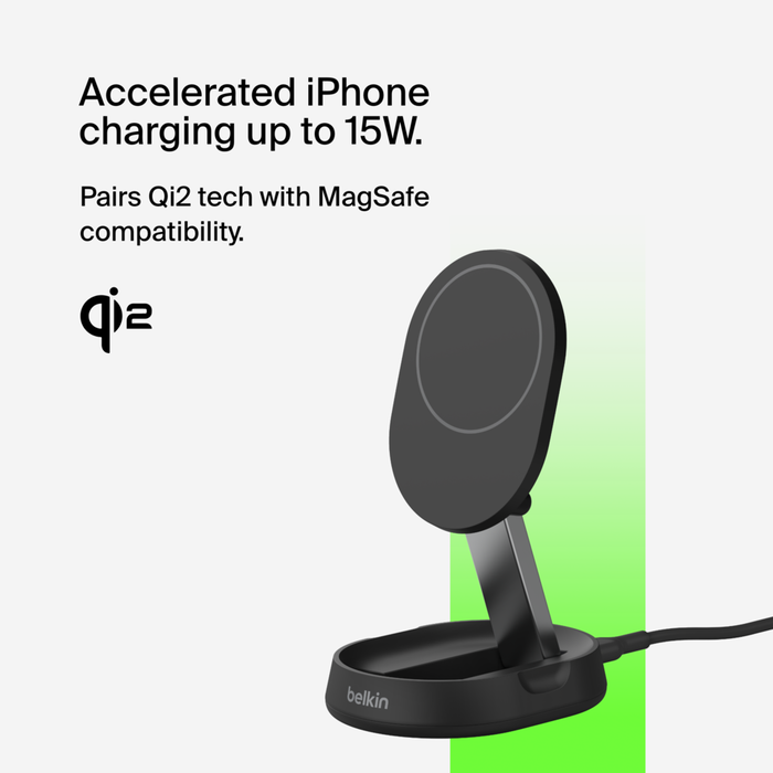 BASE DE CARGA BELKIN CONVERTIBLE QI2 15W BLACK