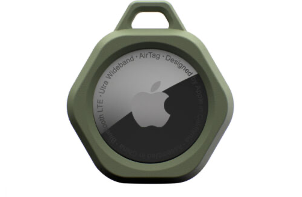 uag (apple exclusive) scout airtags - olive