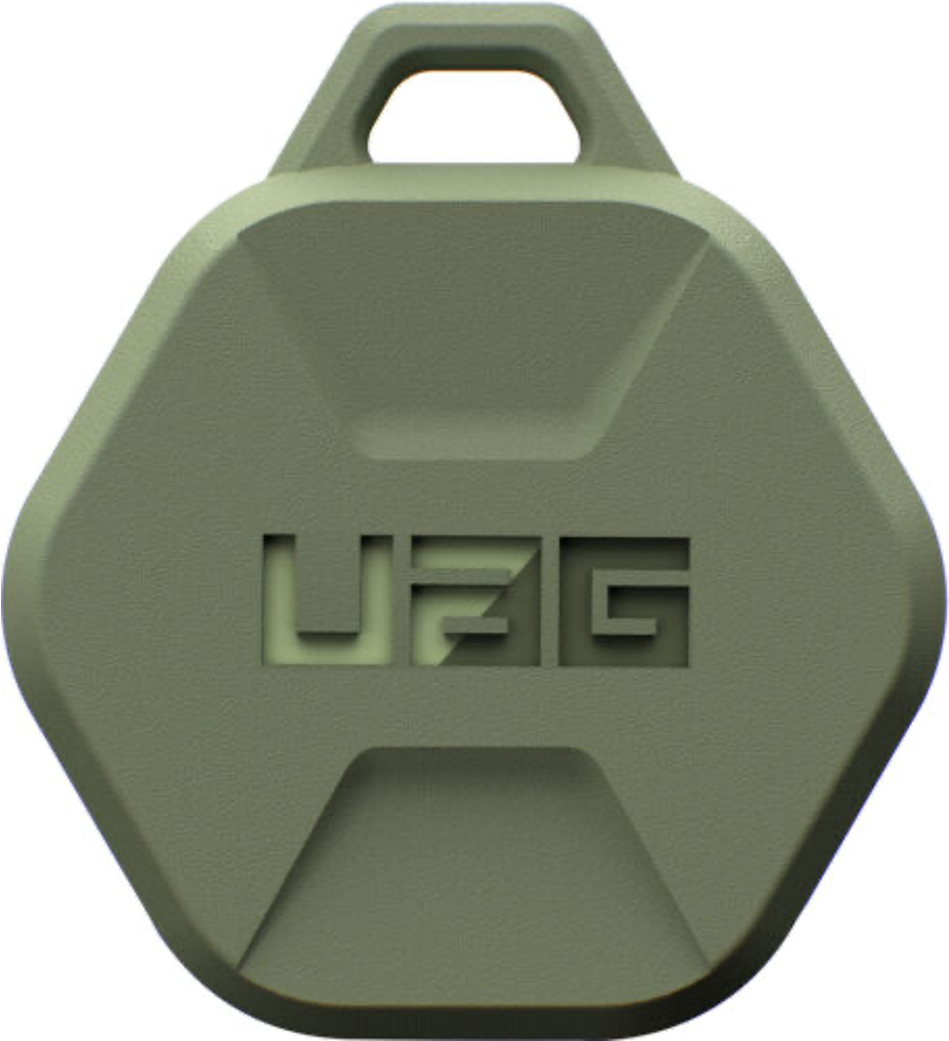 uag (apple exclusive) scout airtags - olive