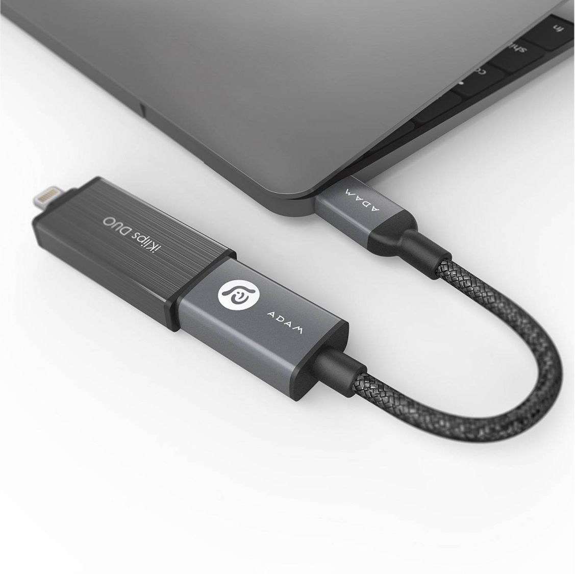 Adaptador Adam Elements CASA F13 USB-C a USB-A - Gris