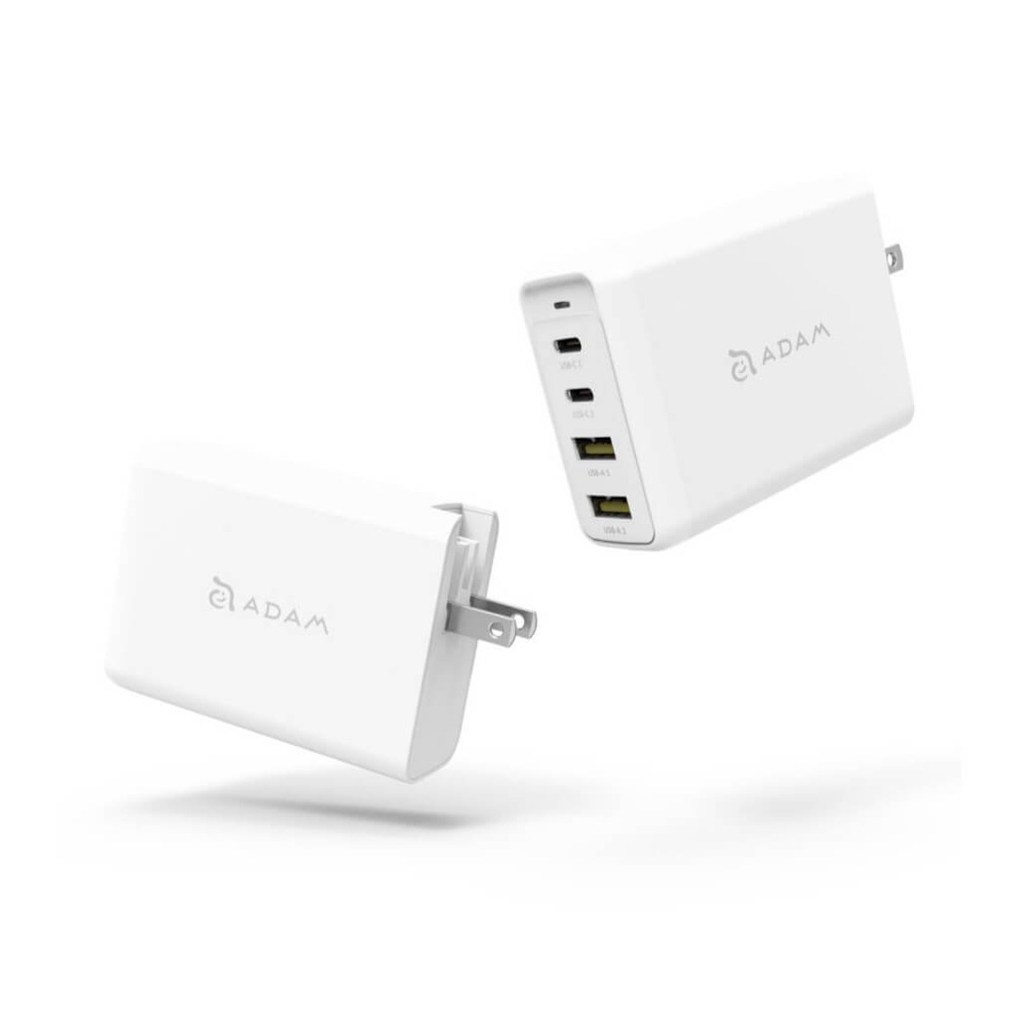 Cargador de Pared ADAM ELEMENTS PRO SUPER F6 de 100W - Blanco