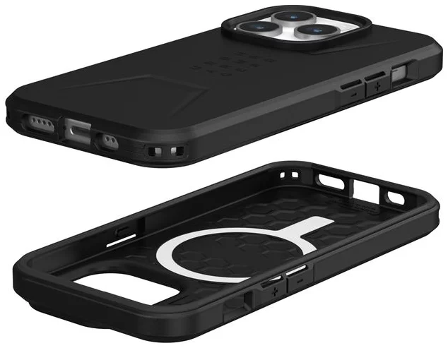 Case UAG Civilian con MagSafe para iPhone 15 Pro (Exclusivo de Apple)  - Negro