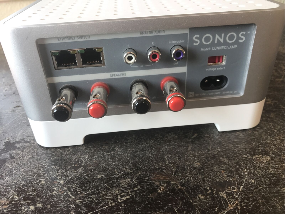 Sonos Connect Amplificador Digital Media Streamer - Blanco/Gris