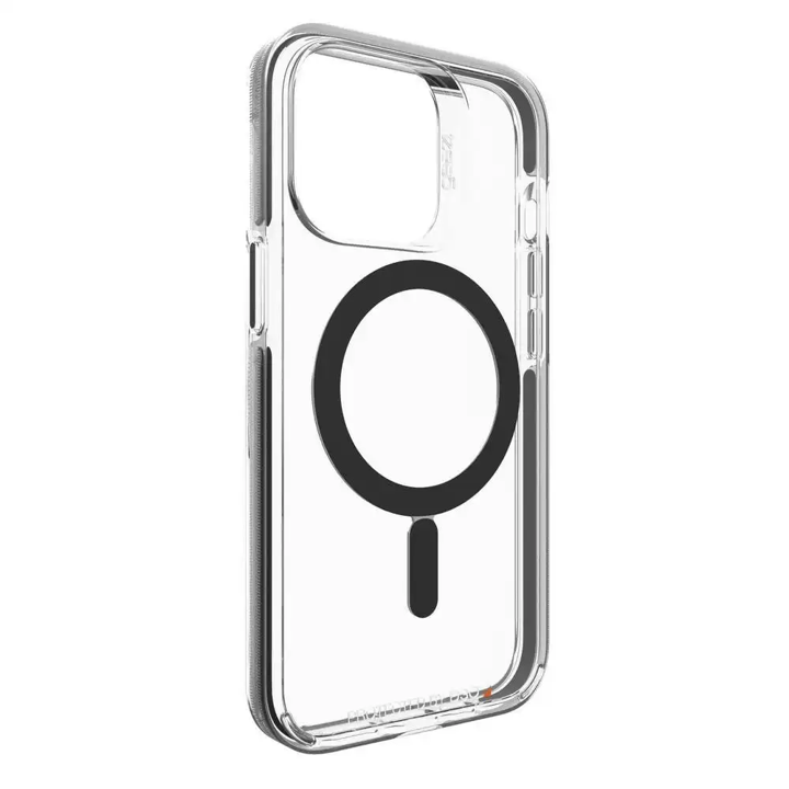 Case GEAR4 Santa Cruz Snap con Magsafe para iPhone 13 Pro - Transparente/Negro