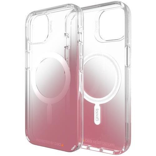 Case GEAR4 MILAN SNAP con MagSafe Para iPhone 13 - Transparente/rosa