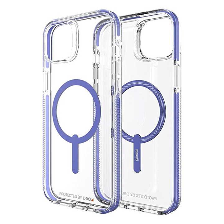 Case GEAR4 Santa Cruz Snap con Magsafe Para iPhone 14 Plus - Morado/Transparente