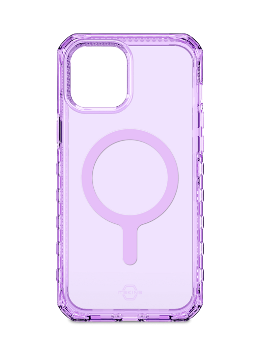 Case ITSKINS SUPREME MAGCLEAR Para iPhone 13 - Purpura