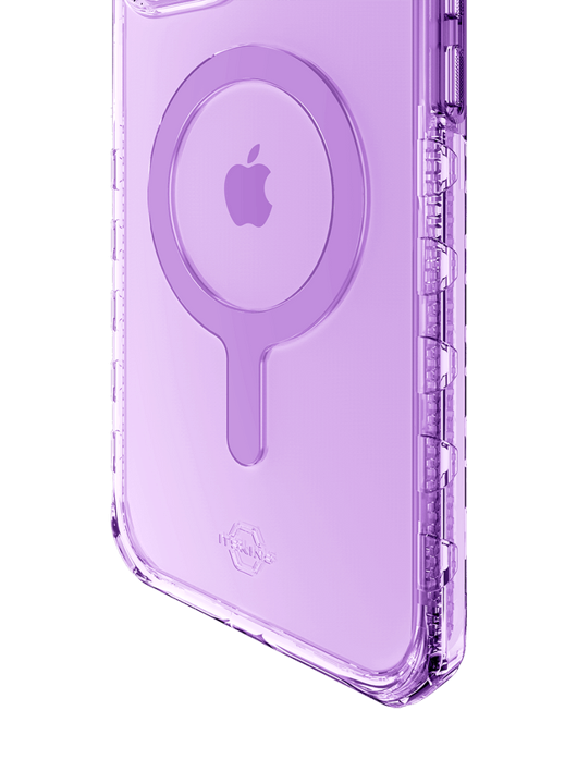 Case ITSKINS SUPREME MAGCLEAR para iPhone 13 Pro - Purpura