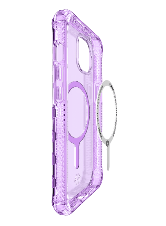 Case ITSKINS SUPREME MAGCLEAR Para iPhone 14 Plus - Morado