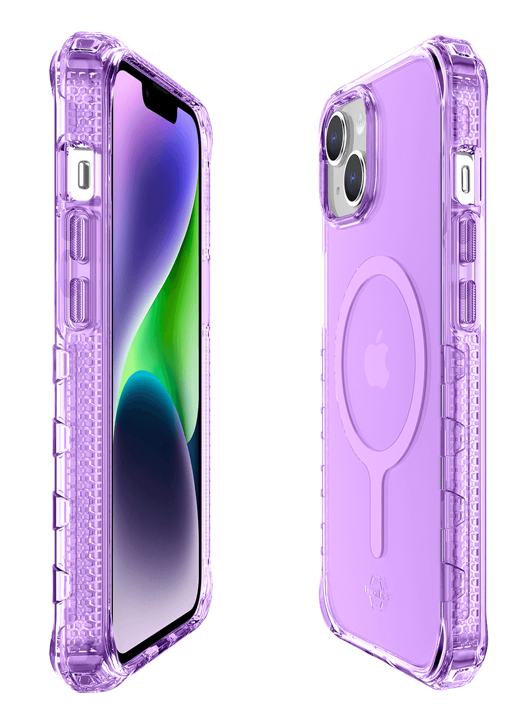 Case ITSKINS SUPREME MAGCLEAR Para iPhone 14 Plus - Morado