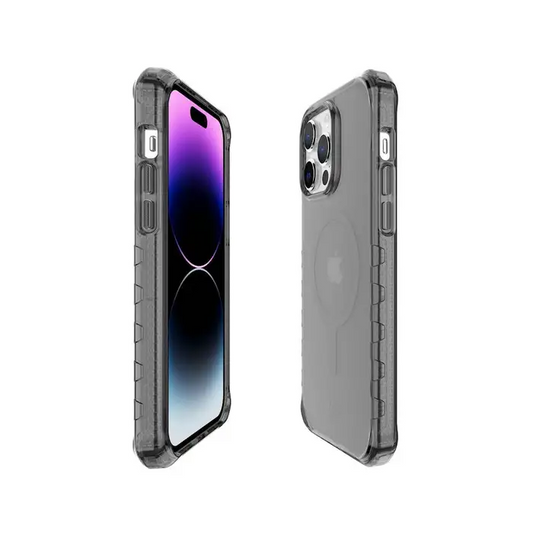 case ITSKINS Supreme MagClear para iPhone 14 Pro - Graphite