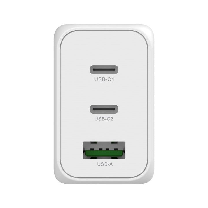 ADAPTADOR ADD ON DE PARED 65W GaN 3 PUERTOS