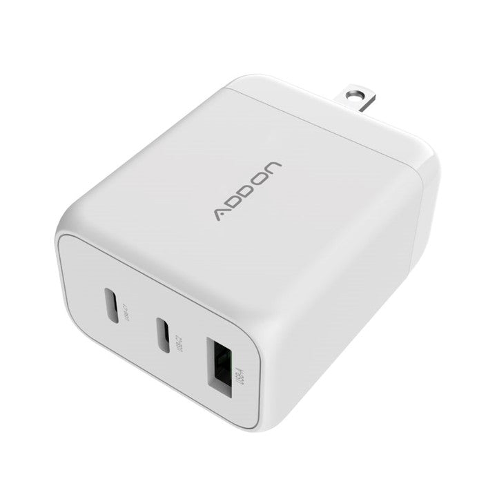 ADAPTADOR ADD ON DE PARED 65W GaN 3 PUERTOS