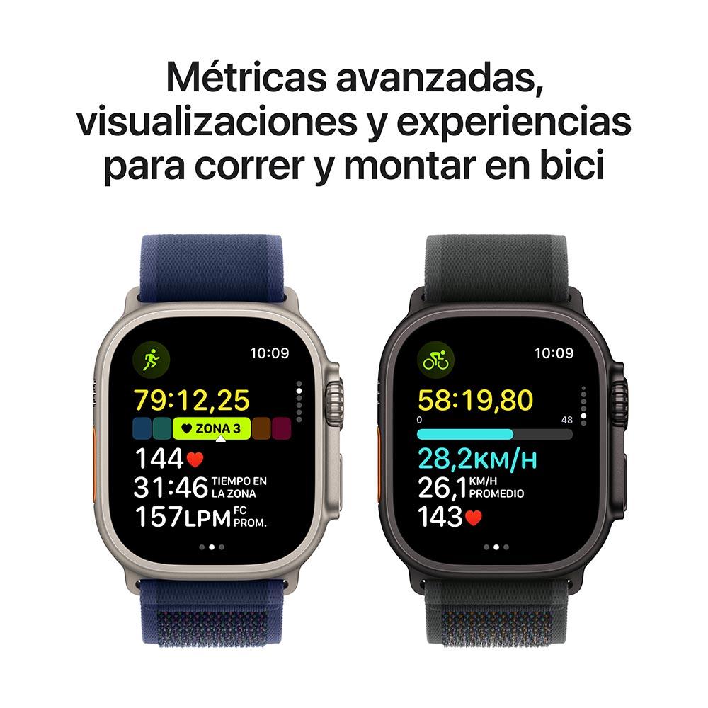 Apple Watch Ultra 2 GPS + Cellular • Caja de titanio negro de 49 mm • Correa Ocean negra