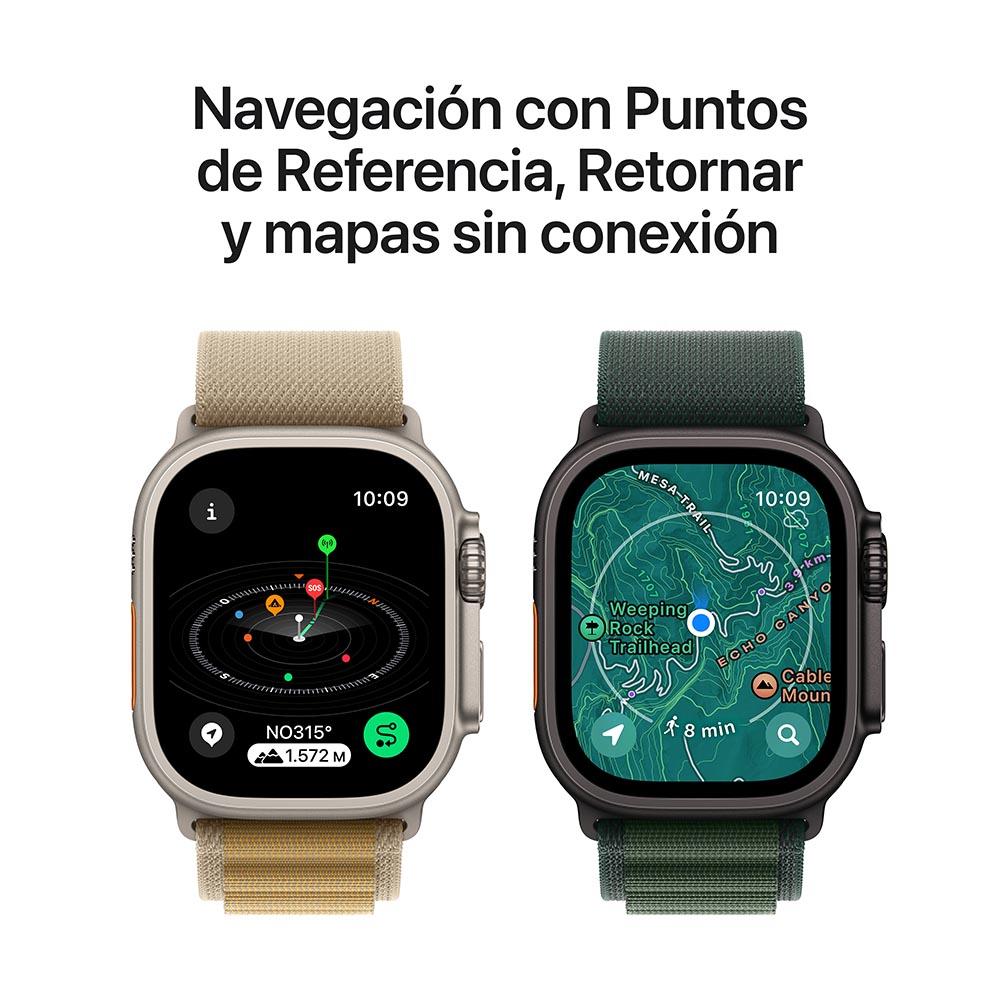 Apple Watch Ultra 2 GPS + Cellular • Caja de titanio negro de 49 mm • Correa Ocean negra