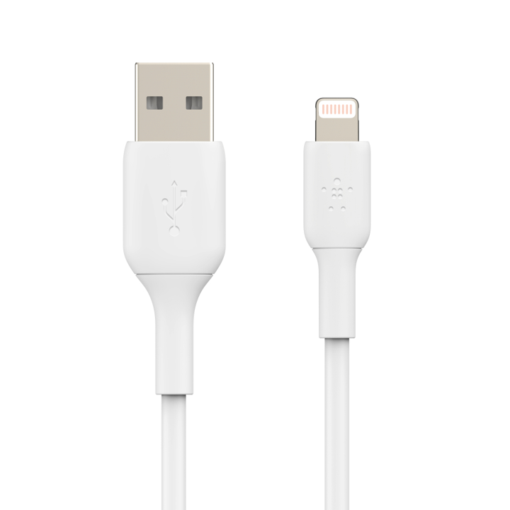 Cable Belkin USB-A a Lightning - 2M - Mixit - Blanco