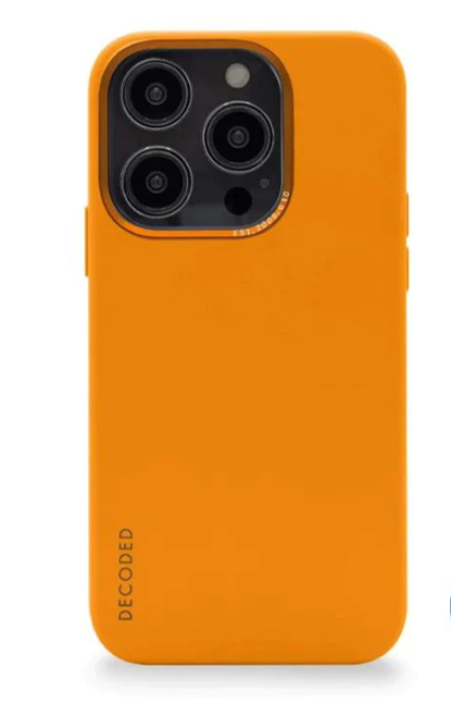 Case de Silicona DECODED BACK COVER Para iPhone 14 Pro - Apricot