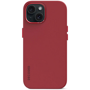 Case de silicona antimicrobiana DECODED para iPhone 15 -  Rojo