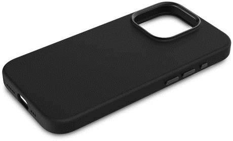 Case de silicona antimicrobiana DECODED para iPhone 15 Pro Max -  Negro