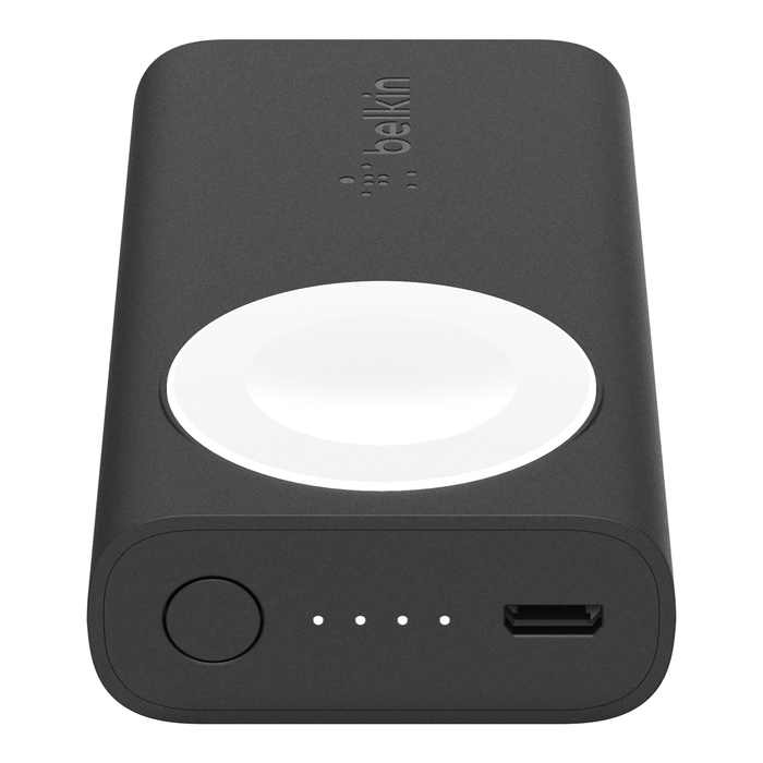 Batería Externa Belkin 2K - Power Bank - Para Apple Watch Con Cable USA-A a USB-Micro - Negro