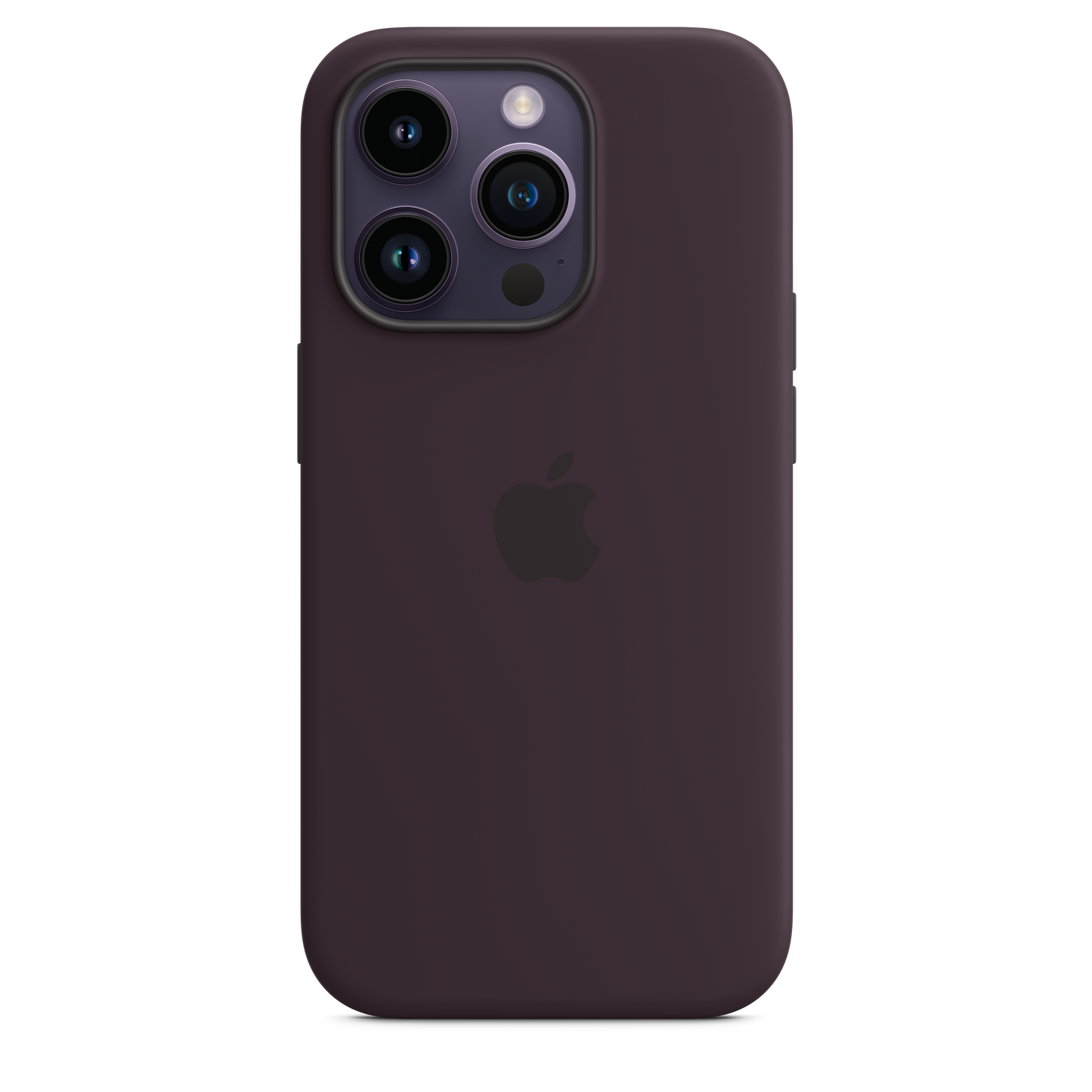 Case de silicona con MagSafe Para iPhone 14 Pro - Negro