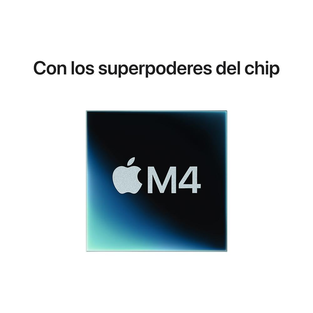Mac mini: Chip M4 de Apple con CPU de 10 núcleos y GPU de 10 núcleos, 256 GB SSD - Plata