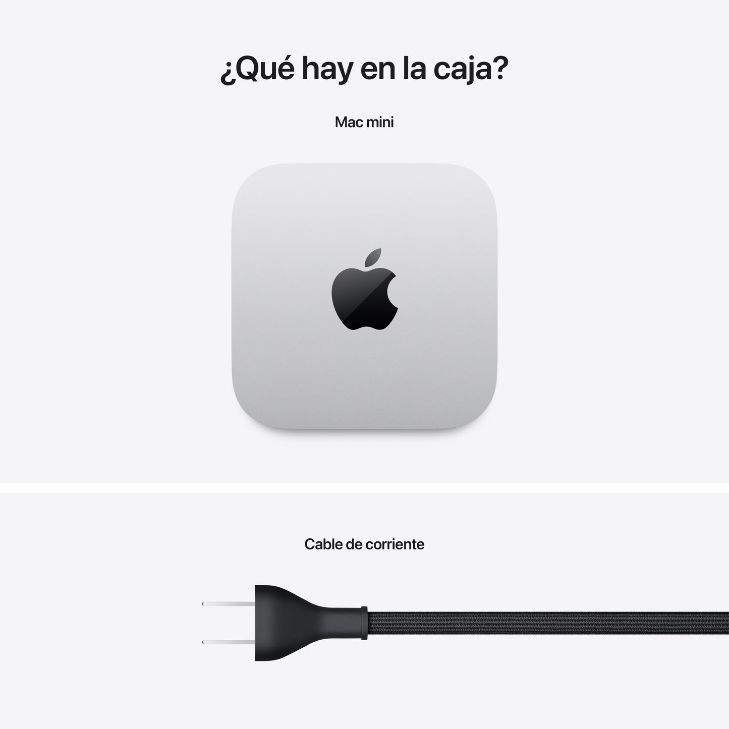 Mac mini: Chip M4 de Apple con CPU de 10 núcleos y GPU de 10 núcleos, 256 GB SSD - Plata