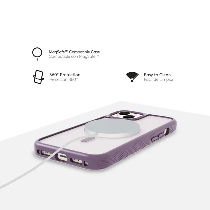 Case NCO SAFECASE GRIP con MagSafe para iPhone 14  - Berry