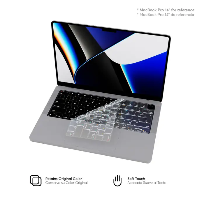 Protector para teclado NCO SMARTTY TPU EU Para MacBook de 13.6 M2 - Transparente