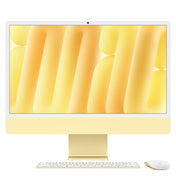 iMac con pantalla Retina 4,5K de 24 pulgadas: Chip M4 de Apple con CPU de 8 núcleos y GPU de 8 núcleos, 256 GB SSD - Amarillo