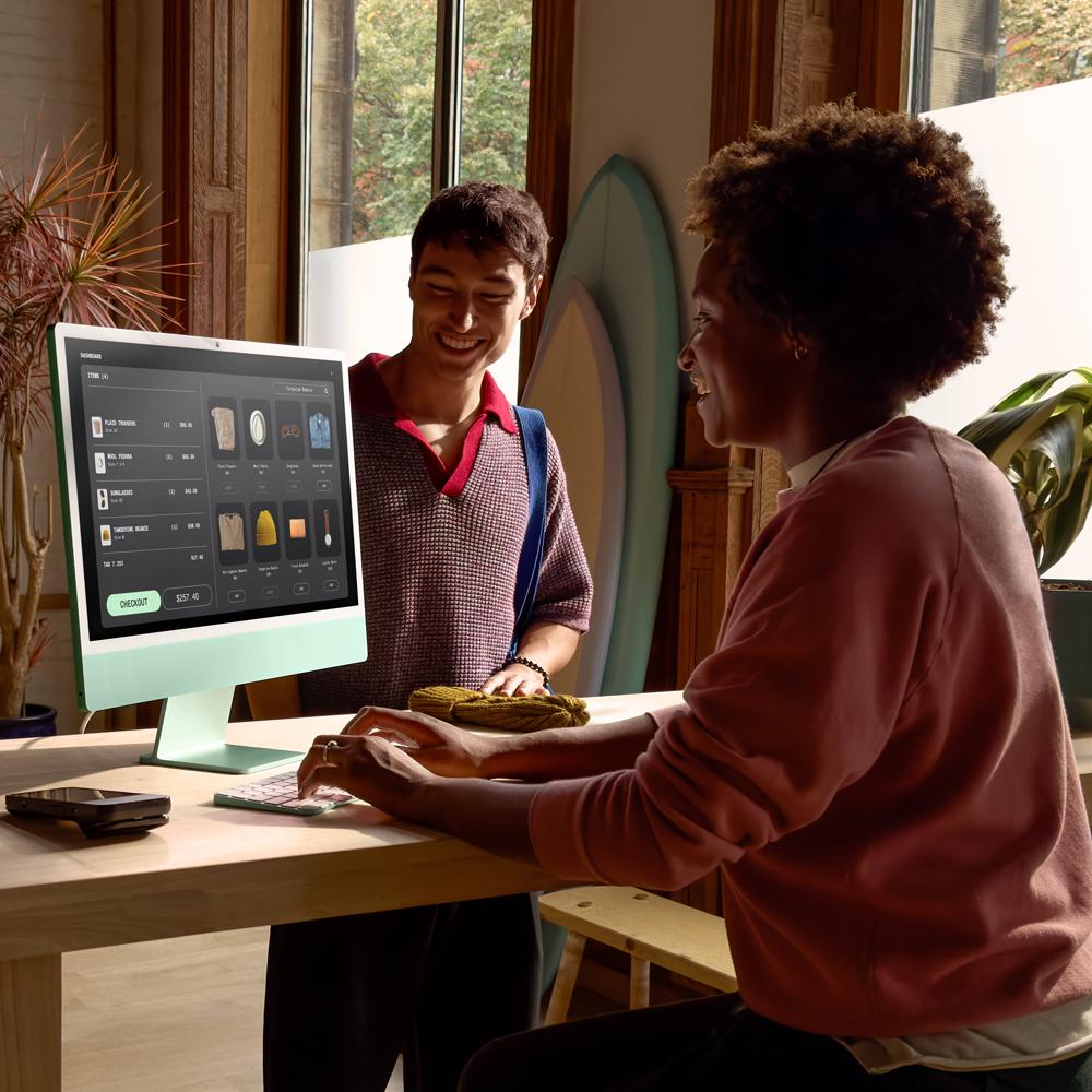 iMac con pantalla Retina 4,5K de 24 pulgadas: Chip M4 de Apple con CPU de 8 núcleos y GPU de 8 núcleos, 256 GB SSD - Amarillo
