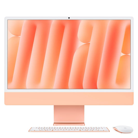 iMac con pantalla Retina 4,5K de 24 pulgadas: Chip M4 de Apple con CPU de 10 núcleos y GPU de 10 núcleos, 512 GB SSD - Naranja