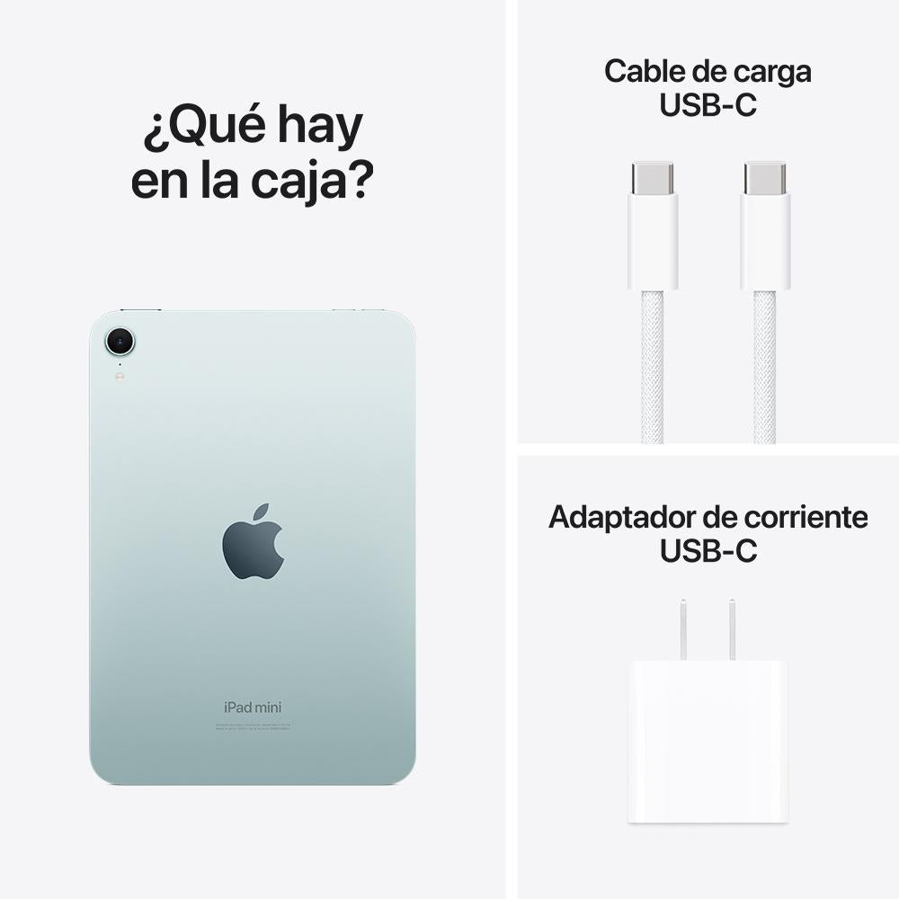 iPad mini Wi-Fi 256 GB - Azul (A17 Pro)