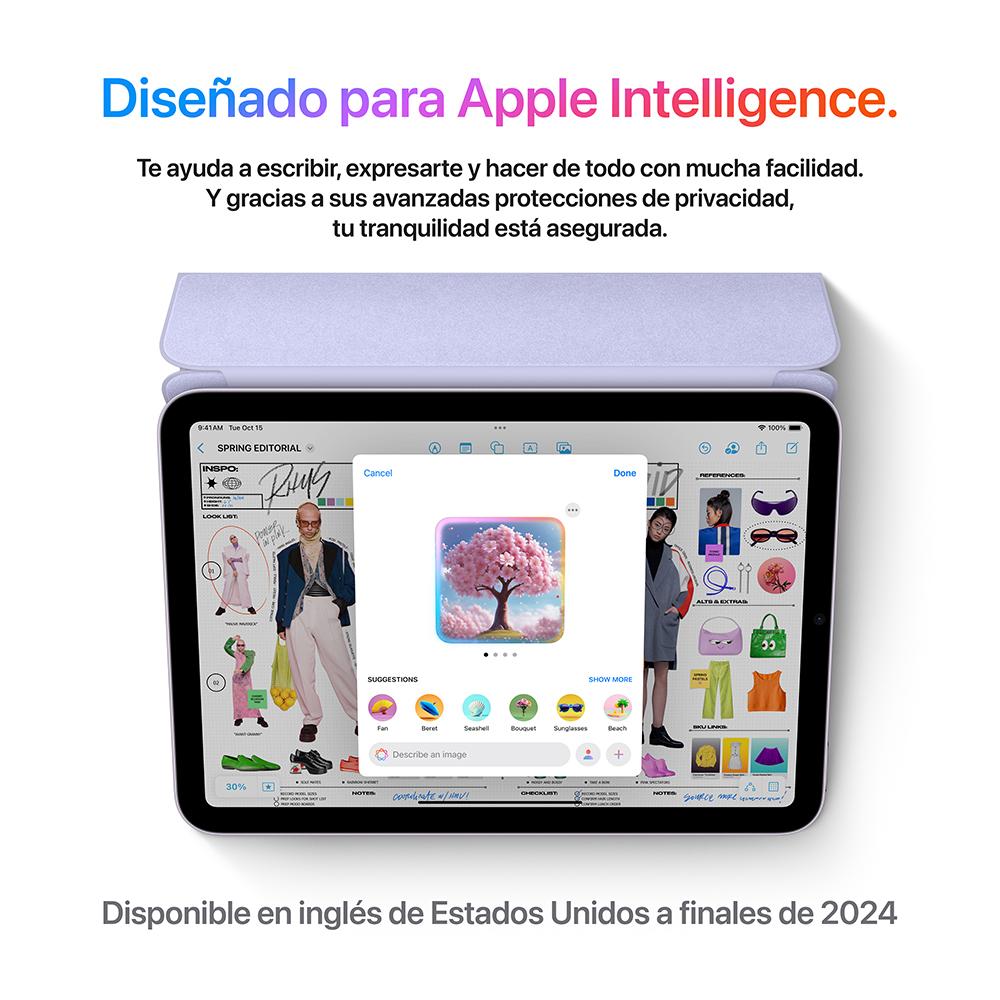 iPad mini Wi-Fi + Cellular 128 GB - Gris espacial (A17 Pro)