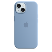 Funda de silicón con MagSafe para el iPhone 15 - Azul invierno