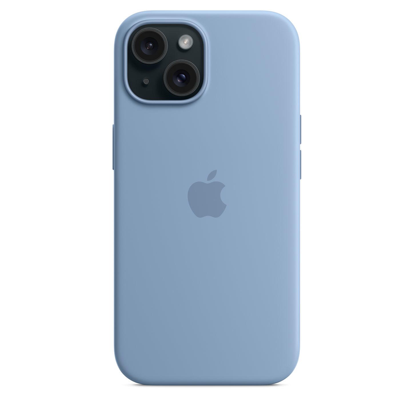 Funda de silicón con MagSafe para el iPhone 15 - Azul invierno