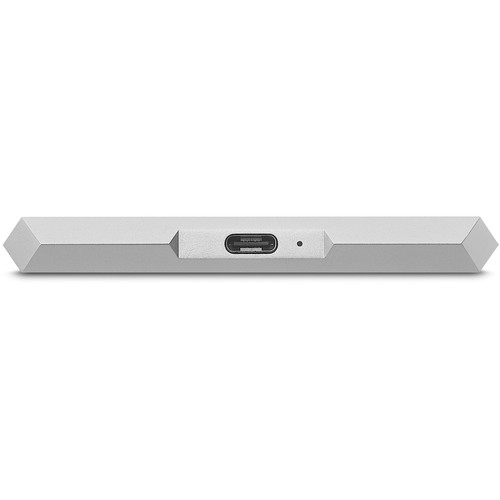 LaCie 1TB USB 3.1 Type-C Mobile Drive - Moon Silver