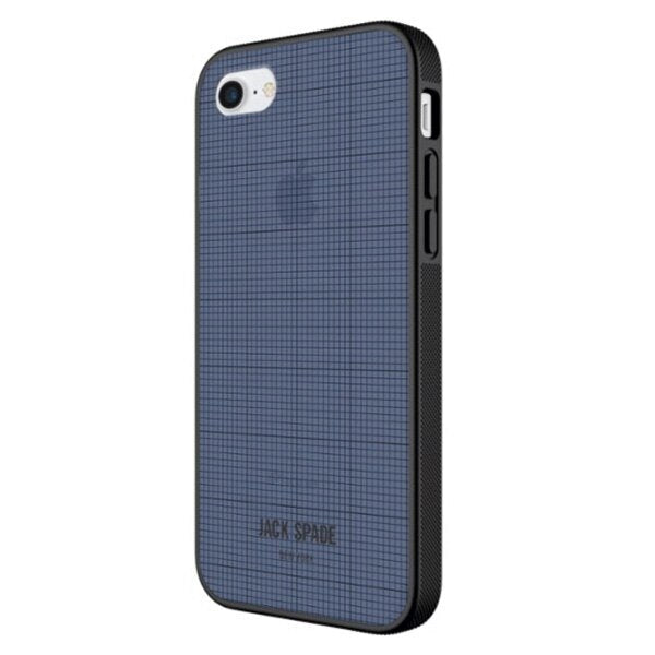 Carcasa Impresa Jack Spade iPhone 7/8 Graph Check / Azul Marino