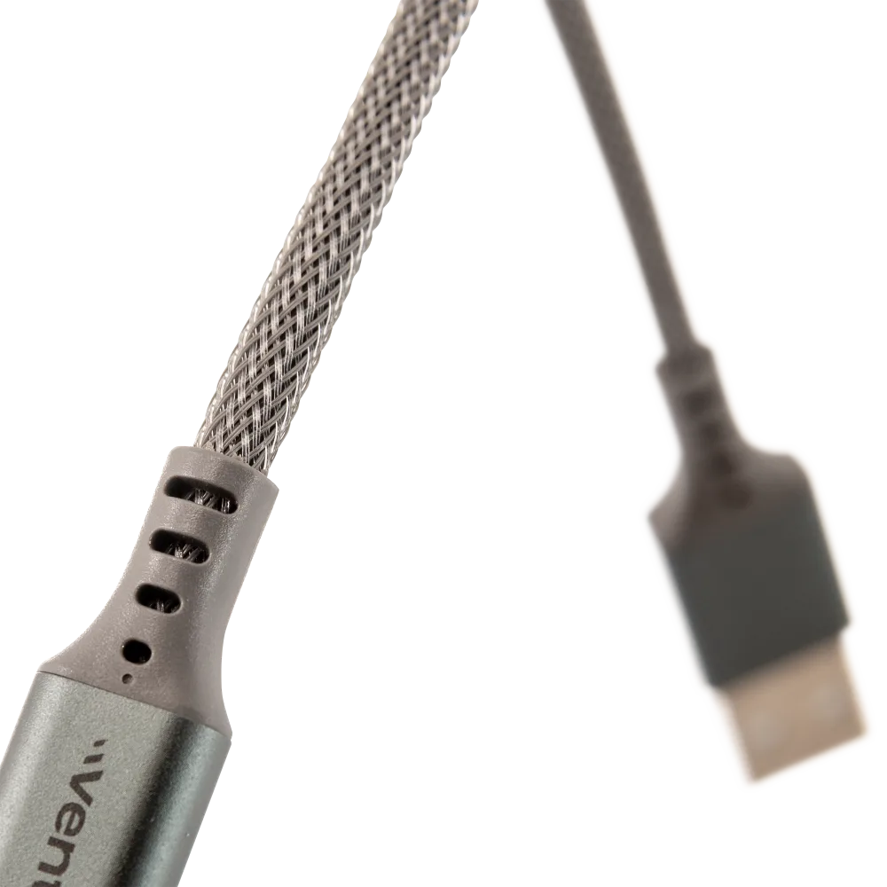 Cable de Aleacion VENTEV USB-C a USB-C 10FT - Acero